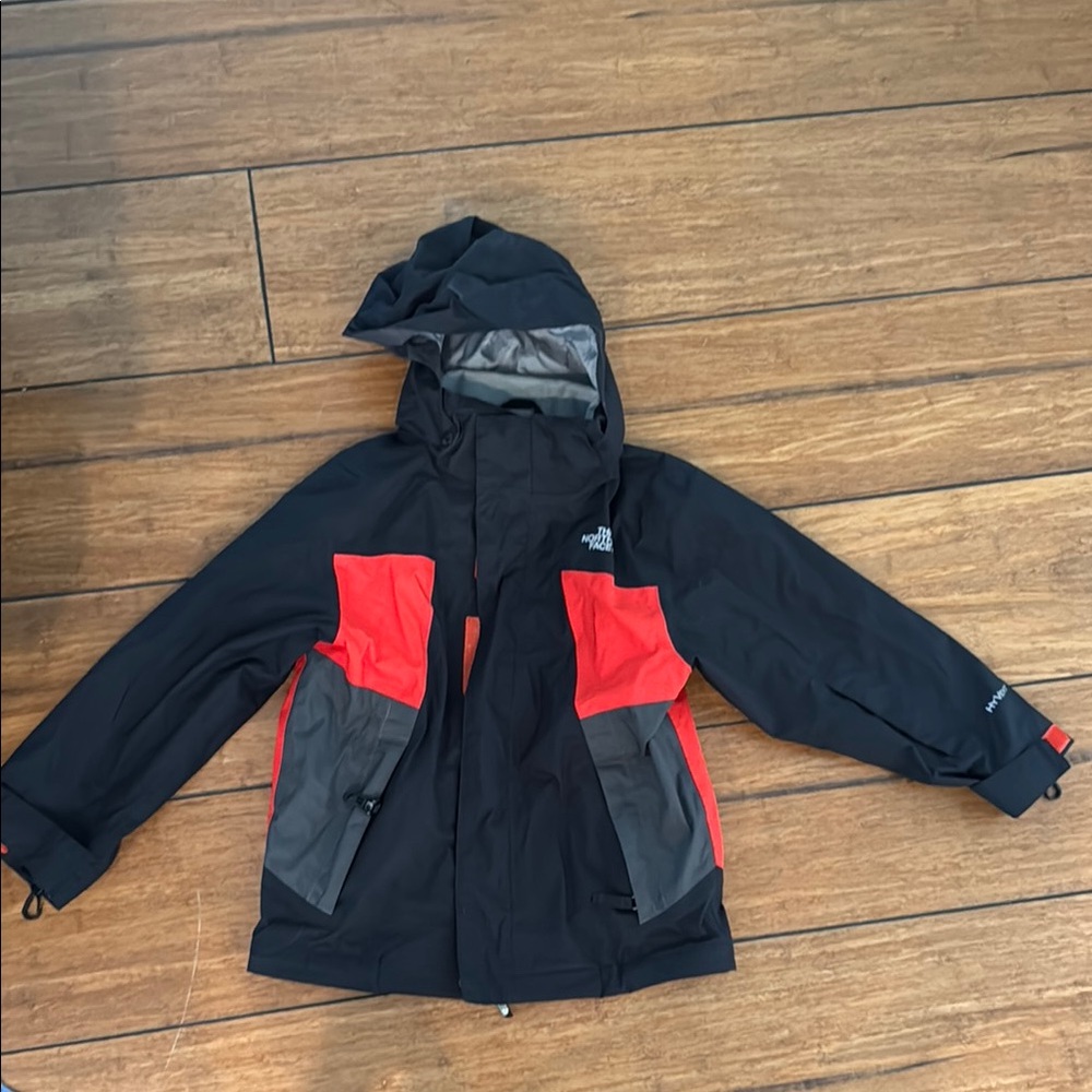 The North Face Kids' Black and Red Jacket
